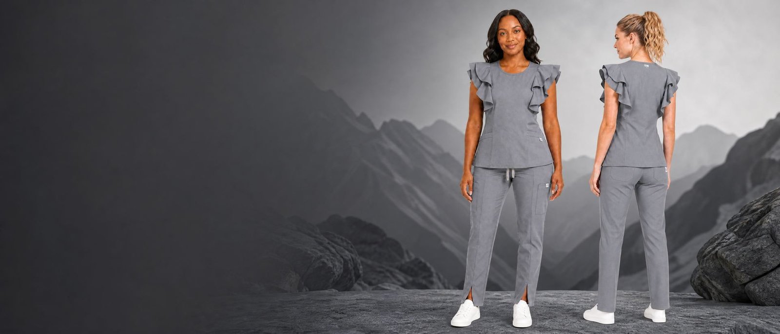 Grey scrubs