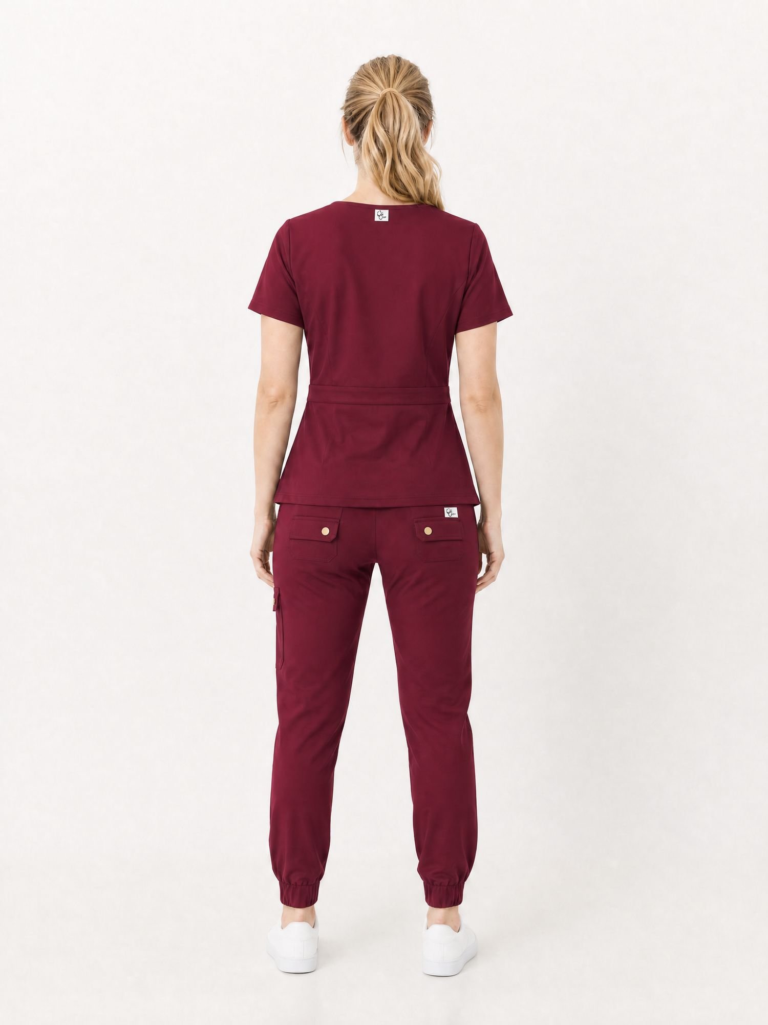 style1 burgundy A823 15 white back