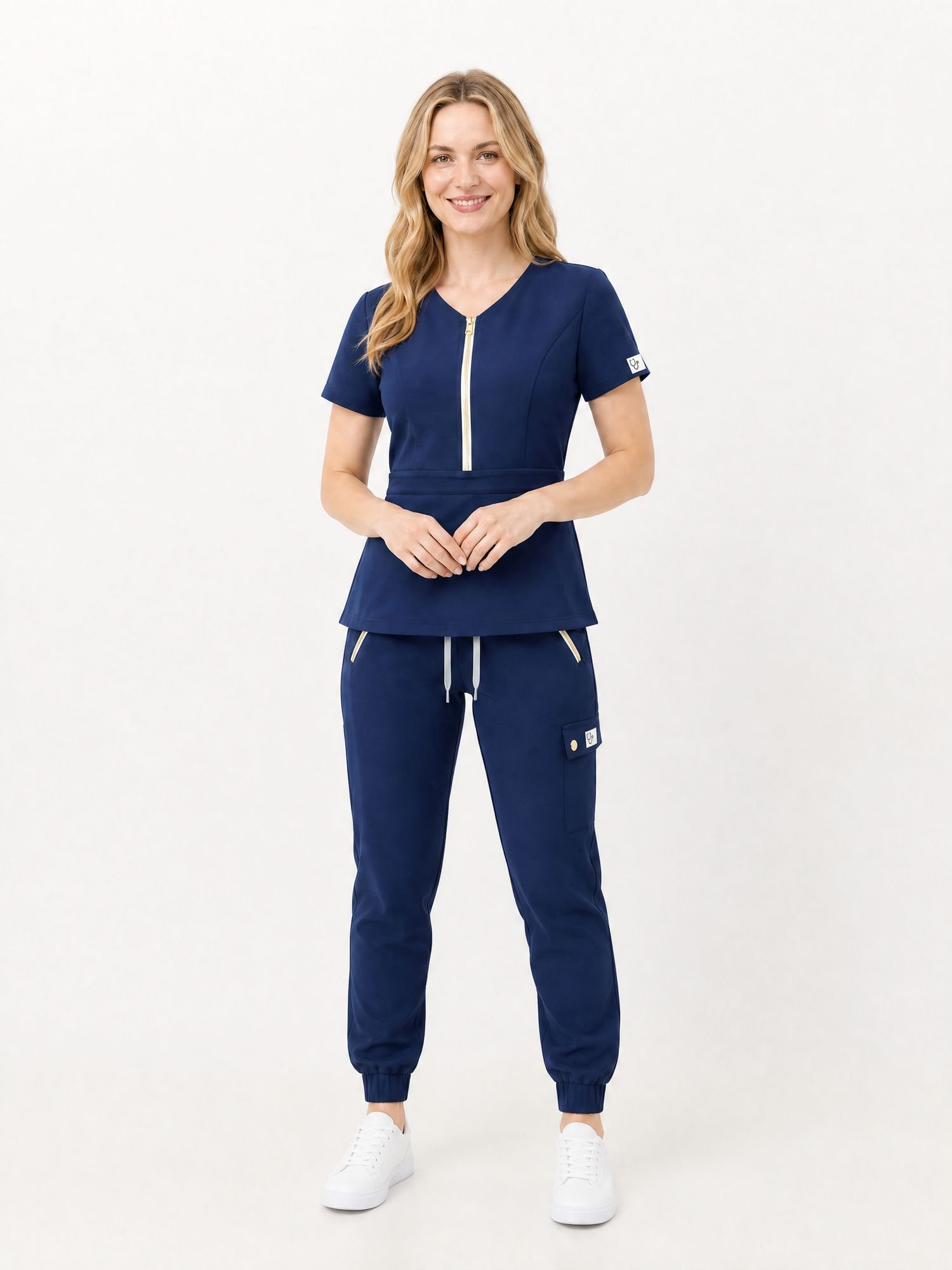 style1 navy A823 35 white front